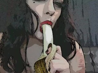 food, fetish, blowjob, banana
