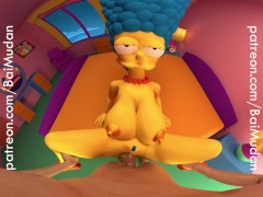 The Simpsons - Marge missionary pounding POV