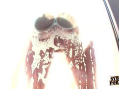 Wet Huge Boobs, Wet Round Ass Maid!