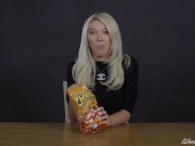 Preview 2 of Porn Stars Eating: Aubrey Kate Crunches Cheetos