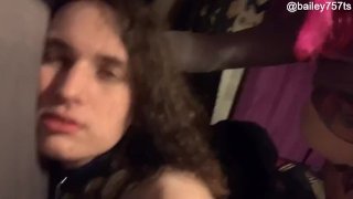 Fucks Her Trans Teen Pet Mercy In The She Shed