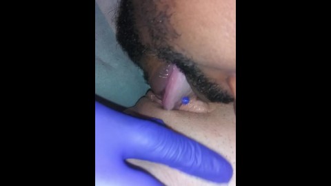  Pussy Eating Head Docter With Purple Gloves