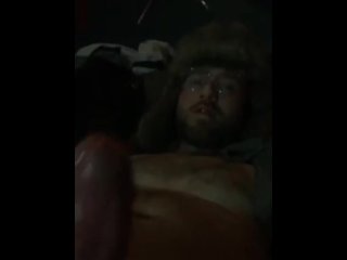 Some Late Night Stroking Snaps in My Trapper Hat