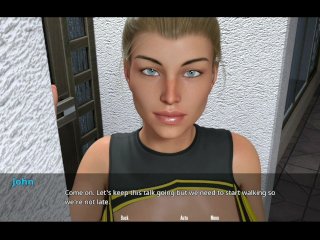 brunette big tits, visual novel game, kink, cartoon
