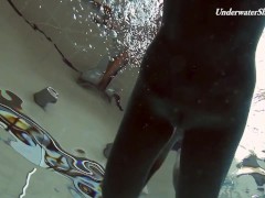 Krasula Fedorchuk hot underwater show