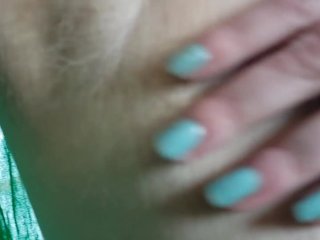 Armpit hairy fetish with Seattle Ganja Goddess: Armpit hair brushing stinky