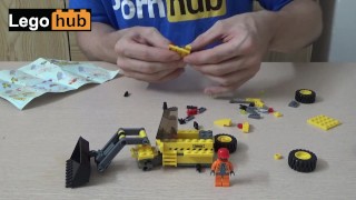 Sei più forte di questo bulldozer Lego! Sii forte e stai al sicuro!