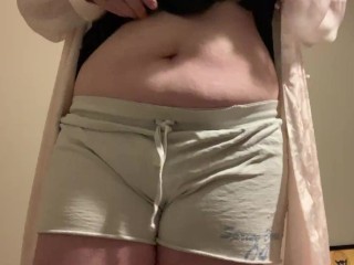 Belly Play with Lotion before Bed