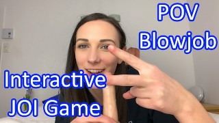 Quarantine JOI Games - Day 2 - POV Blowjob - Clara Dee