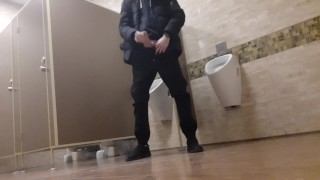 Drained in a public toilet