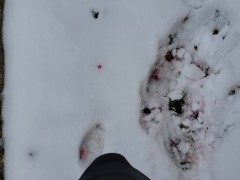 Stomping Cherries in the Snow