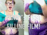 Destroying my top by filling it up with slime!