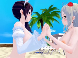 DIANA&REIANA 3P TSUNPURI 3D HENTAI 3/3