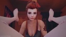 Anime cartoon feet