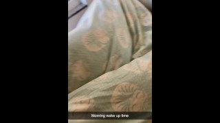 Getting woken up by cock on Snapchat - GENTOO2