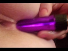 Anal play!! Toy play deep in ass!!