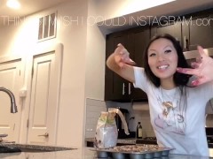 Baking Carrot Cake Muffins while Fucking myself 