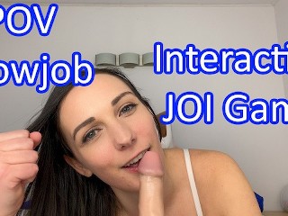 Quarantine Games 4 - POV Blowjob with Cum in Mouth - Clara Dee