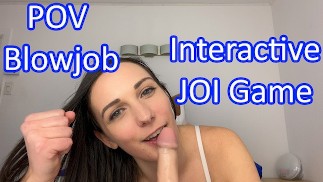 Quarantine Games 4 - POV Blowjob with Cum in Mouth - Clara Dee