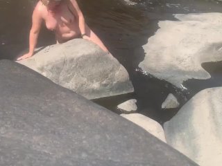Risky Public Nude_Swim Handjob and Fuck