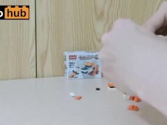 A cute saber-toothed cat (Lego)