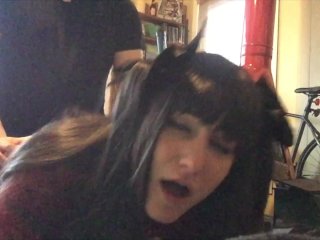 Giving Mr a Blowjob and Getting Fucked in My Rin TohsakaCosplay ^_^