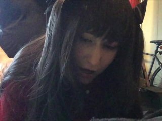 rin tohsaka cosplay, female orgasm, looking in camera, amateur