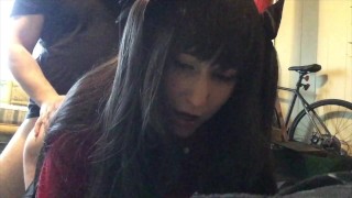 Getting Fucked In My Rin Tohsaka Cosplay And Giving Mr A Blowjob