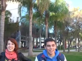 Nerd hunters! She looks for guys_to fuck in colleges