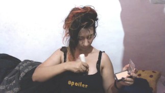 Я СТРОГО ОСУШИЛА БОЛЬШУЮ И ТОЛСТУЮ ЩЕТКУ на груди