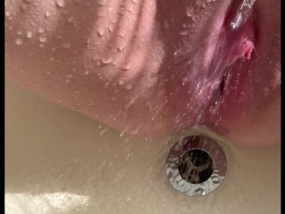 teen squirt, small tits, bathtub, exclusive