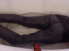 Piss Skinny Jeans and Warm Clothed Bath