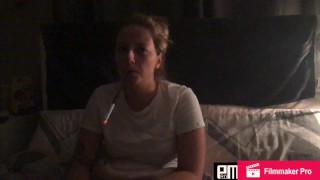 Smoking Fetish Cigarette Holder First Time