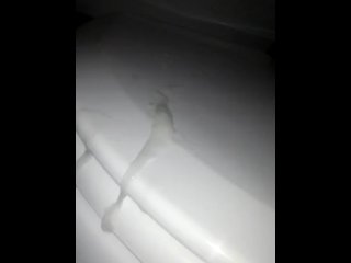 Cum On my TOILET LATE POST