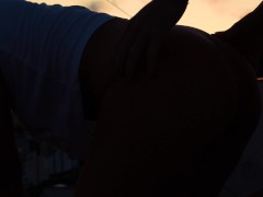 I give my girlfriend a quick fuck on the roof of the school