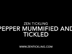 Pepper Mummified and Tickled - Zen Tickling Preview - Screenshot 1 of 16 - Bdsm