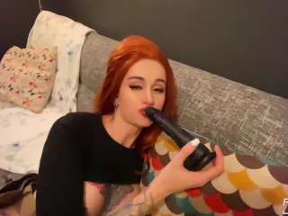 Kim Possible Deep Sucking and DP Anal Dildo and Pussy Dick