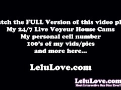 Video April Fools bloopers then NO fooling around cum schedule denial - Lelu Love