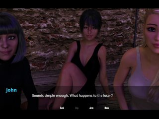 fetish, muscular men, gameplay, college party