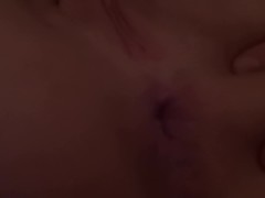 Winking my tight brown eye