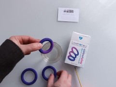 Unboxing Silicone color change Cockrings Set (Club-des-branleurs.fr)