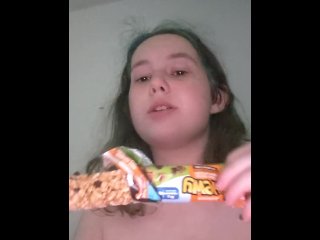 exclusive, solo female, eating, verified amateurs