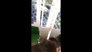 On A Ferris Wheel Sucking Cock