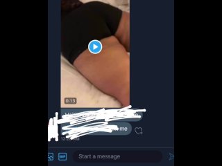verified amateurs, big booty, cant take big dick, vertical video