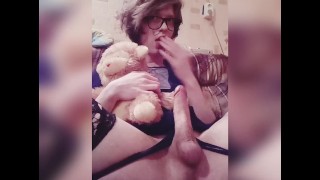 Crossdresser Big Dick Homemade And Fapping At Home