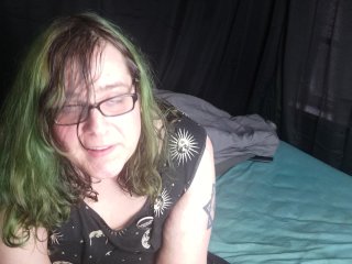 Trans Girl Seductively-ish eats a banana.