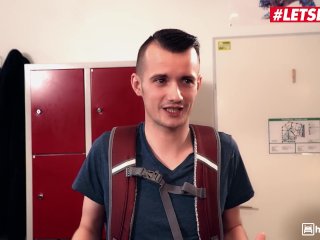 Horny Hostel - Cuckold Hubby_Lets Stranger Fuck_His Teen GF - LETSDOEIT