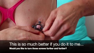 THINGS TO DO DURING CORONA TORTURE NIPPLES OF A PAINSLUT PART 2 Tigerbalm