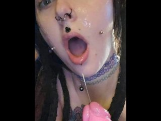 skinny, small tits, onlyfans, sloppy deepthroat