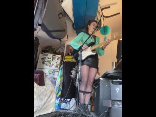 strap, guitar, legs, vertical video